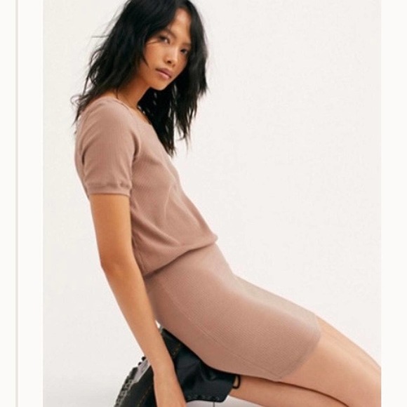 Free People Beach Happy Hour Mini Dress size L - Picture 1 of 14